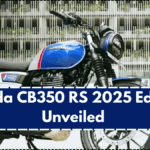 Honda CB350 RS 2025 Edition Unveiled – Design and Feature Updates