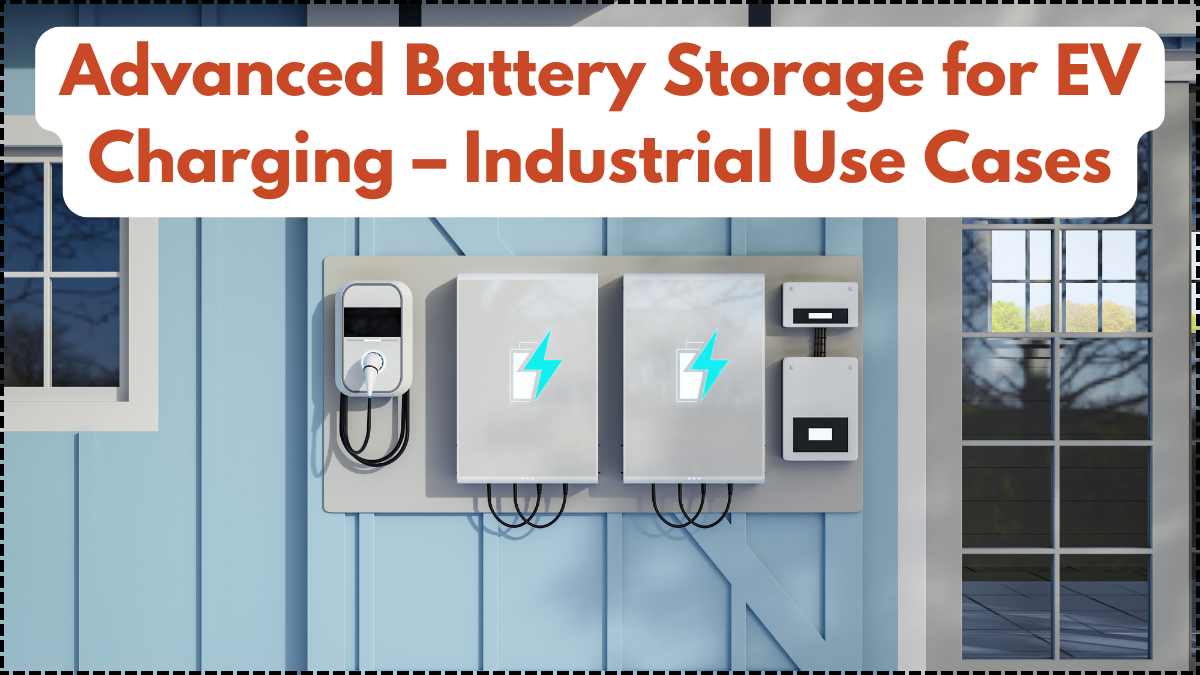 Advanced Battery Storage for EV Charging – Industrial Use Cases