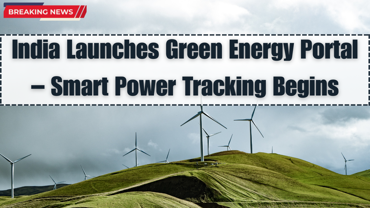 India Launches Green Energy Portal – Smart Power Tracking Begins