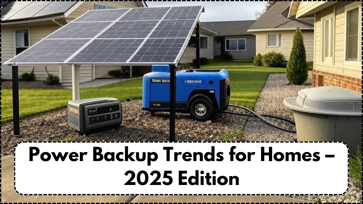 Power Backup Trends for Homes – 2025 Edition