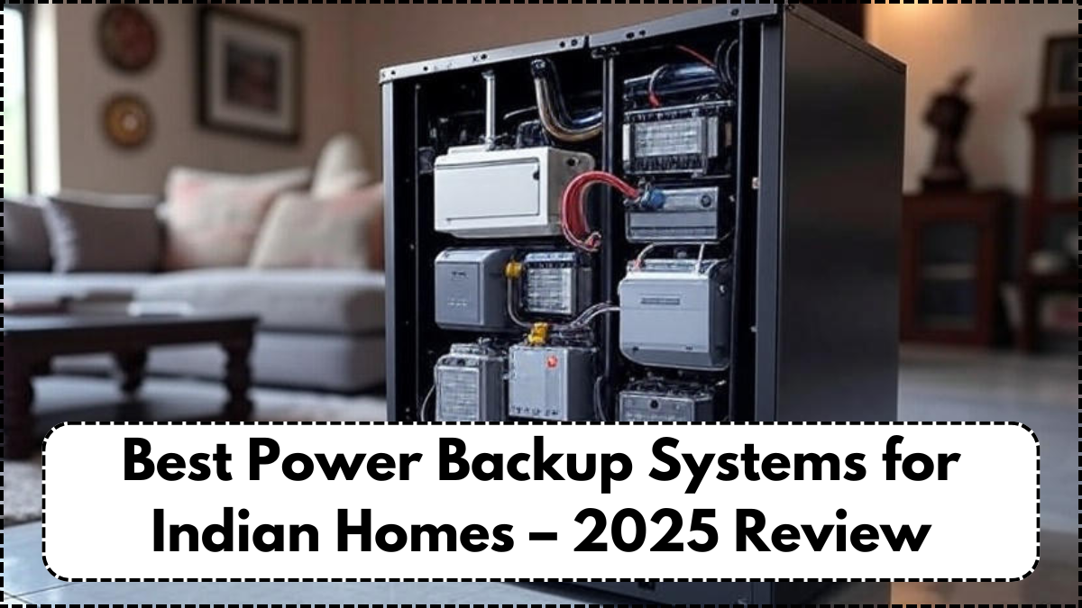 Best Power Backup Systems for Indian Homes – 2025 Review
