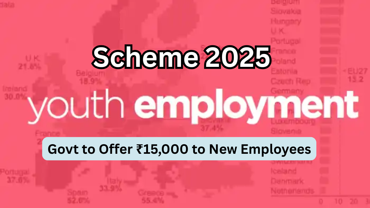 Youth Employment Scheme 2025 – Govt to Offer ₹15,000 to New Employees