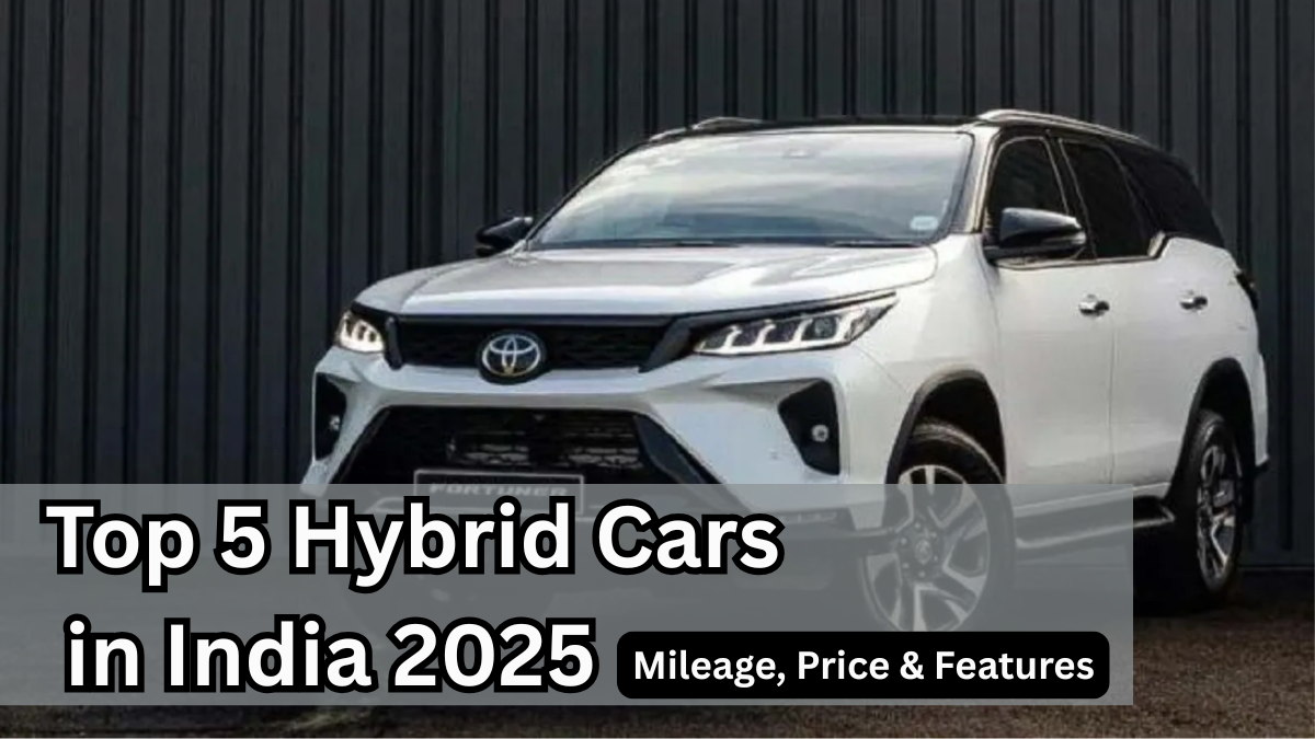 With growing fuel prices and increasing awareness about the environment, Indian car buyers are turning towards hybrid cars for a smarter and greener drive. The Top 5 Hybrid Cars India 2025 list includes models that not only offer excellent fuel efficiency but also deliver premium comfort, cutting-edge tech, and unmatched driving pleasure. If you’re planning to invest in one, here’s a detailed look at the best hybrid cars features, mileage, and prices to help you make an informed choice. Why Choose a Hybrid Car in 2025? Hybrid cars are no longer just a luxury—many models now come with affordable pricing and feature-packed interiors. They: Save fuel costs significantly Reduce carbon emissions Offer smooth driving with a blend of petrol/diesel and electric motors Come with advanced tech like regenerative braking and EV driving modes Top 5 Hybrid Cars in India 2025 – Complete Comparison Rank Model Name Mileage (km/l) Price Range (₹) Key Highlights 1 Toyota Innova HyCross 21.1 18.82 – 30.26 Lakh Spacious, ADAS, Panoramic Sunroof 2 Maruti Suzuki Grand Vitara Hybrid 27.97 18.43 – 20.88 Lakh Best mileage, premium interiors 3 Honda City e:HEV 26.5 18.89 – 20.39 Lakh Sporty drive, Honda Sensing safety 4 Toyota Urban Cruiser Hyryder 27.97 18.43 – 20.88 Lakh Compact SUV appeal, fuel-efficient 5 Lexus ES 300h 22.37 63.10 – 69.70 Lakh Luxury sedan, ultra-refined ride Toyota Innova HyCross – Comfort Meets Power The Toyota Innova HyCross is perfect for big families and long trips. With a mileage of over 21 km/l and powerful hybrid technology, it combines space, safety, and efficiency. Key Features Panoramic sunroof Advanced Driver Assistance System (ADAS) Multi-zone climate control Maruti Suzuki Grand Vitara Hybrid – Mileage King Known for delivering one of the best hybrid cars features in its price range, the Grand Vitara Hybrid offers nearly 28 km/l, making it the most fuel-efficient SUV in the segment. Key Features Intelligent Electric Hybrid System Premium leatherette interiors 360-degree camera Honda City e:HEV – Premium Sedan Experience The Honda City e:HEV blends sporty performance with eco-friendly driving. Its strong hybrid tech ensures smooth acceleration and fuel efficiency. Key Features Honda Sensing safety suite Paddle shifters EV driving mode Toyota Urban Cruiser Hyryder – Compact & Efficient For city dwellers who want SUV styling with hybrid efficiency, the Urban Cruiser Hyryder is a perfect fit. It shares its hybrid system with the Grand Vitara, giving the same mileage advantage. Key Features Heads-up display Wireless smartphone charging All-wheel drive option Lexus ES 300h – Luxury with Sustainability For those who want luxury without compromising on eco-friendliness, the Lexus ES 300h offers an ultra-smooth, premium driving experience with hybrid power. Key Features Opulent interiors with wood trim Mark Levinson sound system Adaptive cruise control Final Thoughts The Top 5 Hybrid Cars India 2025 offer something for every type of buyer—be it affordability, luxury, or unbeatable mileage. With best hybrid cars features like EV mode driving, regenerative braking, and advanced safety tech, these models are leading India’s shift toward greener mobility. FAQs on Top 5 Hybrid Cars in India 2025 Q1. Which hybrid car offers the highest mileage in 2025? The Maruti Suzuki Grand Vitara Hybrid and Toyota Urban Cruiser Hyryder both offer around 27.97 km/l, making them the most fuel-efficient in the list. Q2. Are hybrid cars worth buying in India in 2025? Yes, they offer excellent mileage, lower fuel costs, and reduced emissions, making them a smart long-term investment. Q3. Do hybrid cars require charging like electric cars? Most strong hybrids in India are self-charging, meaning they recharge their batteries through regenerative braking and engine power. Q4. Which is the most affordable hybrid car in this list? The Maruti Suzuki Grand Vitara Hybrid and Toyota Urban Cruiser Hyryder are the most budget-friendly options in 2025.