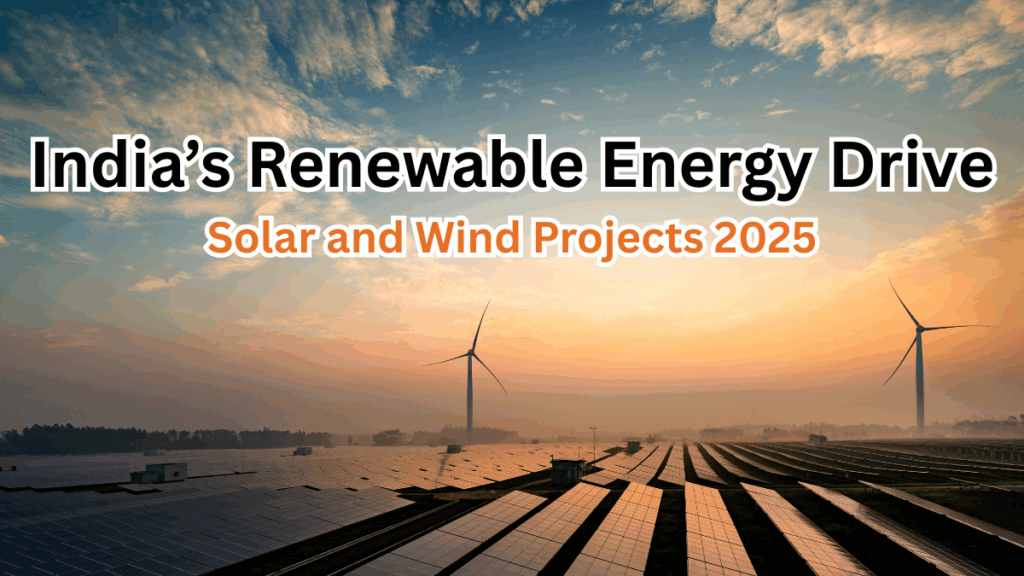 India’s Renewable Energy Drive – Solar and Wind Projects 2025