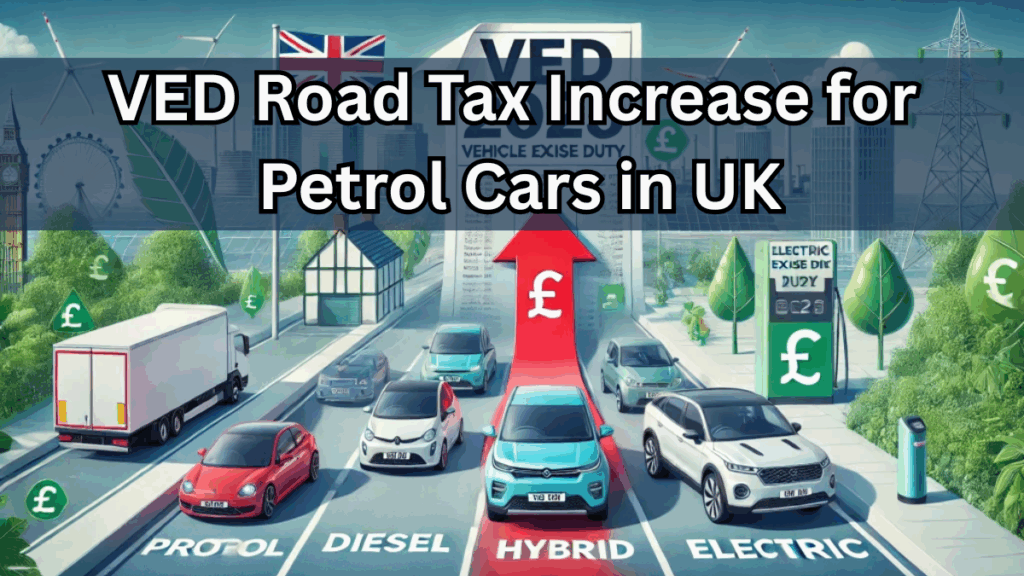 VED Road Tax Increase for Petrol Cars in UK – Effective 2025