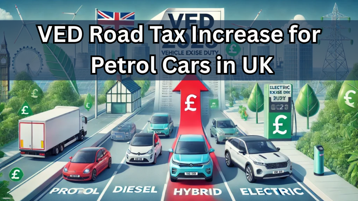 VED Road Tax Increase for Petrol Cars in UK – Effective 2025