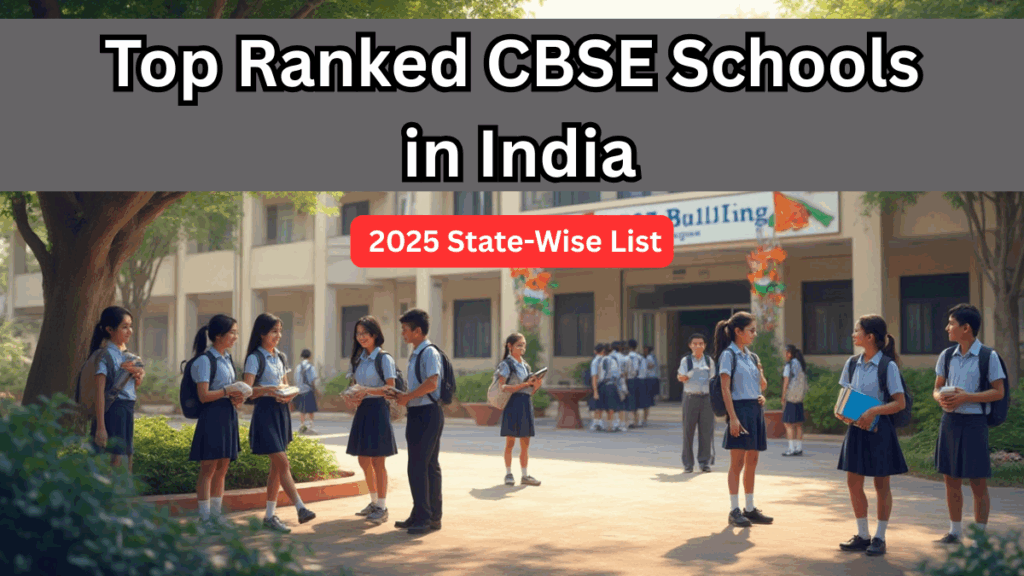 Top Ranked CBSE Schools in India – 2025 State-Wise List