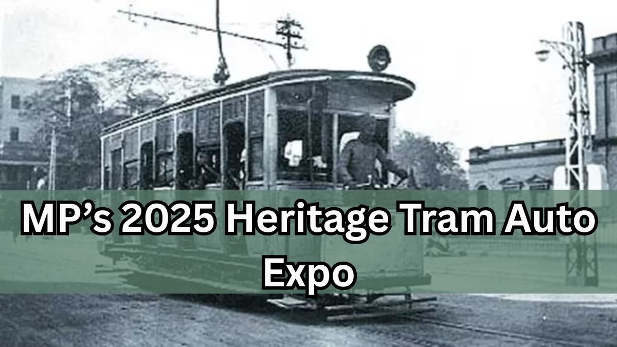 MP’s 2025 Heritage Tram Auto Expo – Classic Cars Beside Old Tram Lines