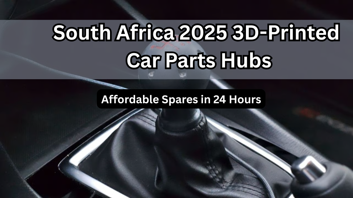 South Africa 2025 3D-Printed Car Parts Hubs – Affordable Spares in 24 Hours